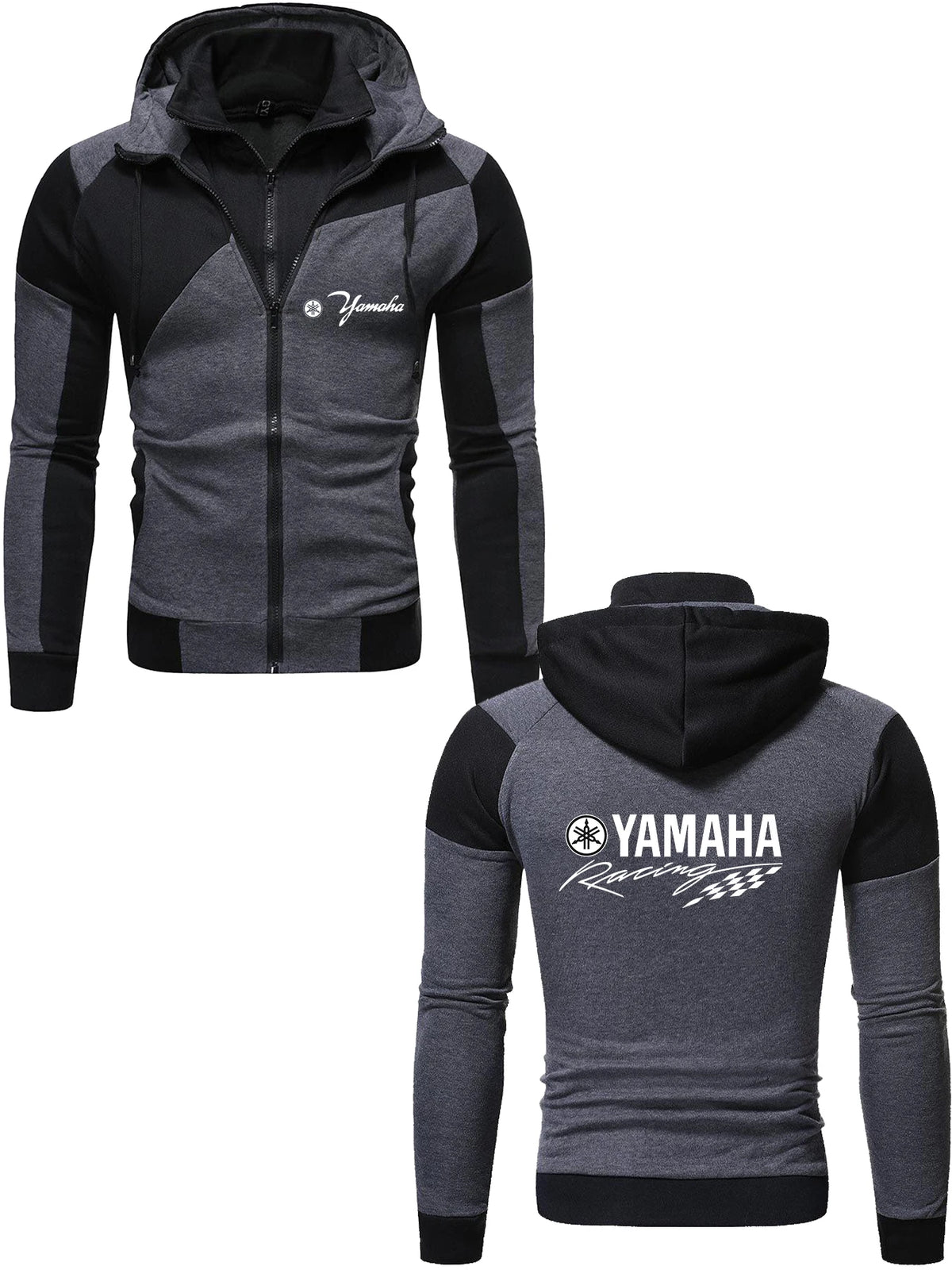 Yamaha Logo Zip-Up Hoodie