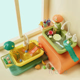 Kids Electric Kitchen Sink Toy