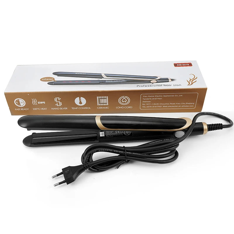 Ultrasonic Infrared Hair Straightener