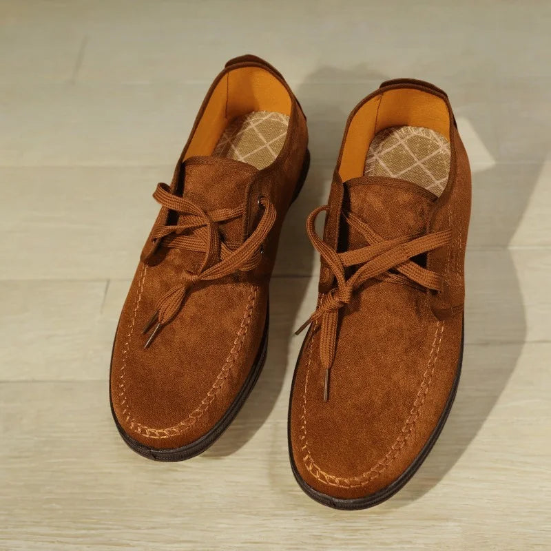 Men’s Traditional Plaid Slip-On Loafers