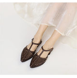 Women’s Pointed Toe Flat Roman Sandals