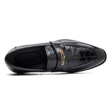 Men’s Black PU Leather Loafers