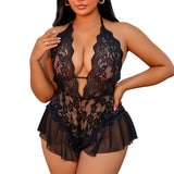 Plus Size Lace Bra Set