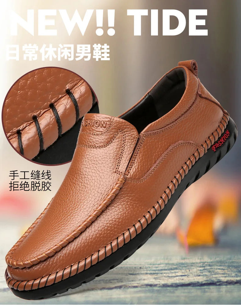 Men’s Italian Leather Driving Loafers