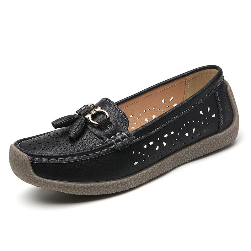 Round Toe Nurse Loafers – Soft Sole & Non-slip 2025