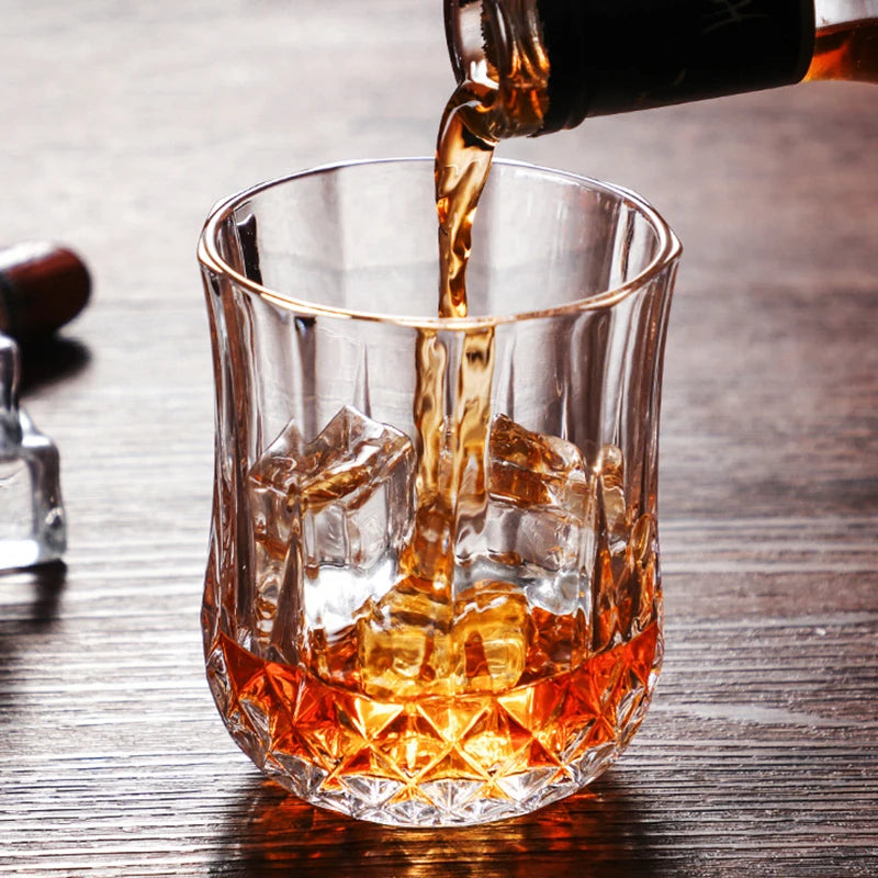 Diamond Wine Glass Tumblers