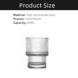 Transparent Glass Coffee Mug