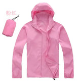 Women Lightweight Waterproof Hooded Windbreaker