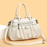 Triple Compartment Tote Bag