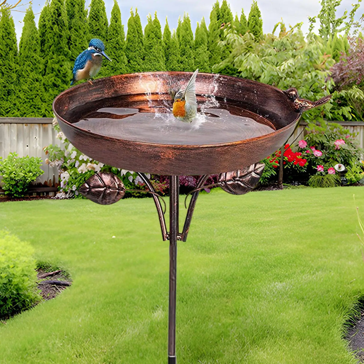 Standing Bird Bath