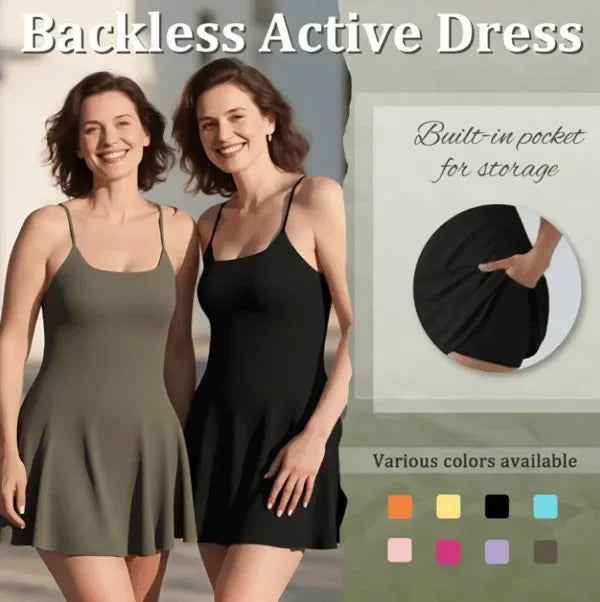 Women Sleeveless Sports Dress