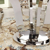 Rotating Metal Dining Table