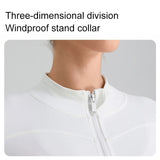 Women Slim Fit Zipper Yoga Jacket