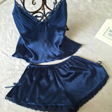 Curvy Luxe Satin Pajama Set
