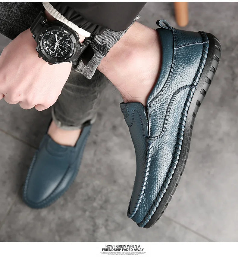 Men’s Italian Leather Driving Loafers