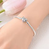 Sterling Silver Heart Bracelet
