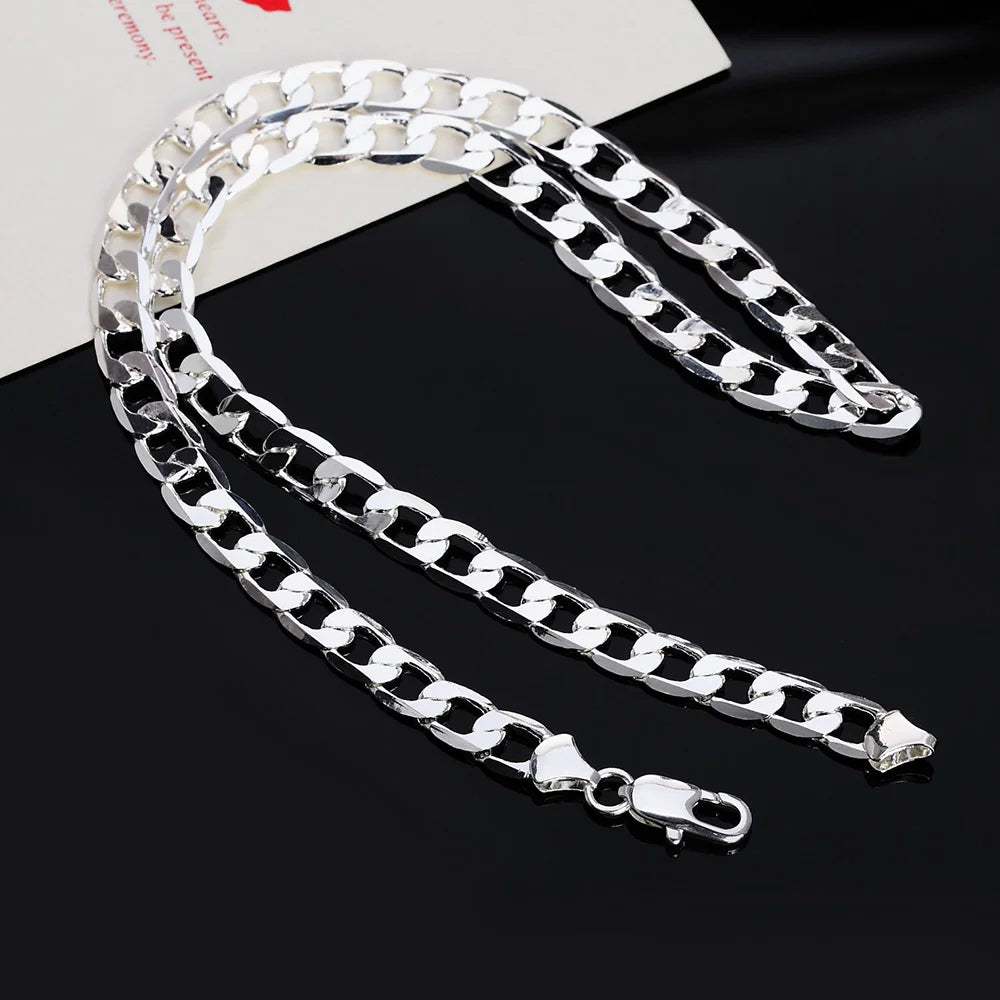 925 Sterling Silver Cuban Link Chain