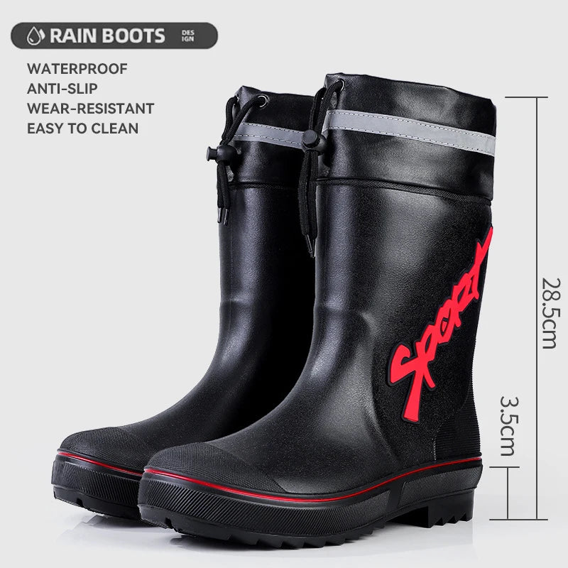 Couple Style Waterproof Rain Boots
