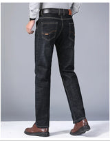 Men’s Classic Black Biker Jeans