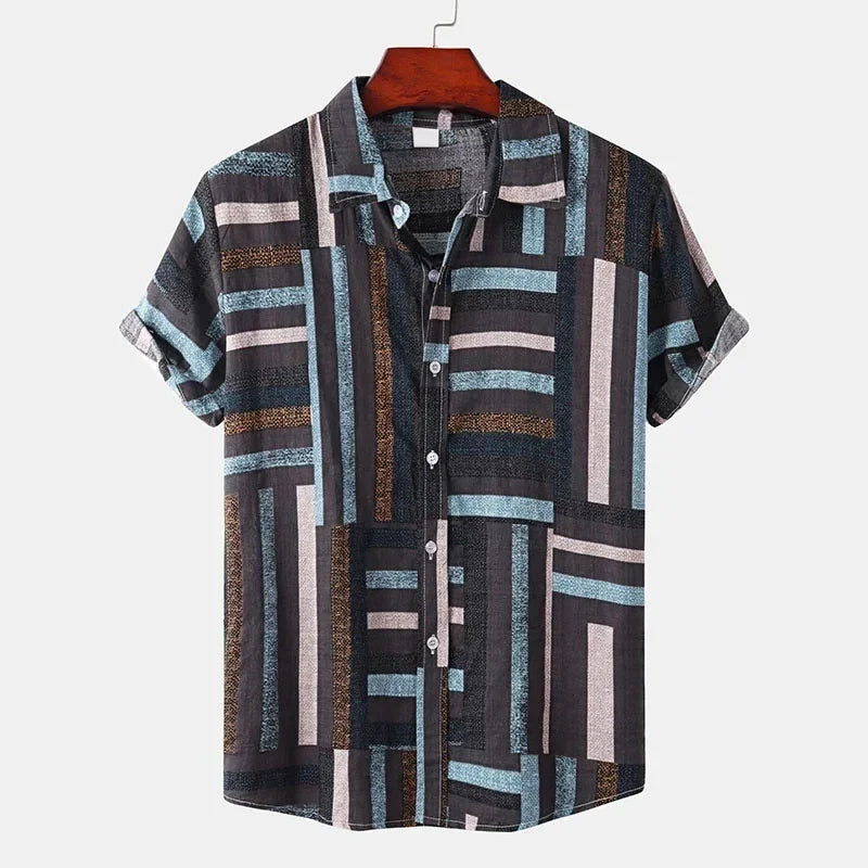 Retro Mosaic Resort Shirt