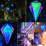 Iridescent Diamond Wall Hanging