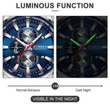 CURREN Luxury Men’s Quartz Chronograph Watch