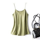 Double Layer Mulberry Silk Camisole Top