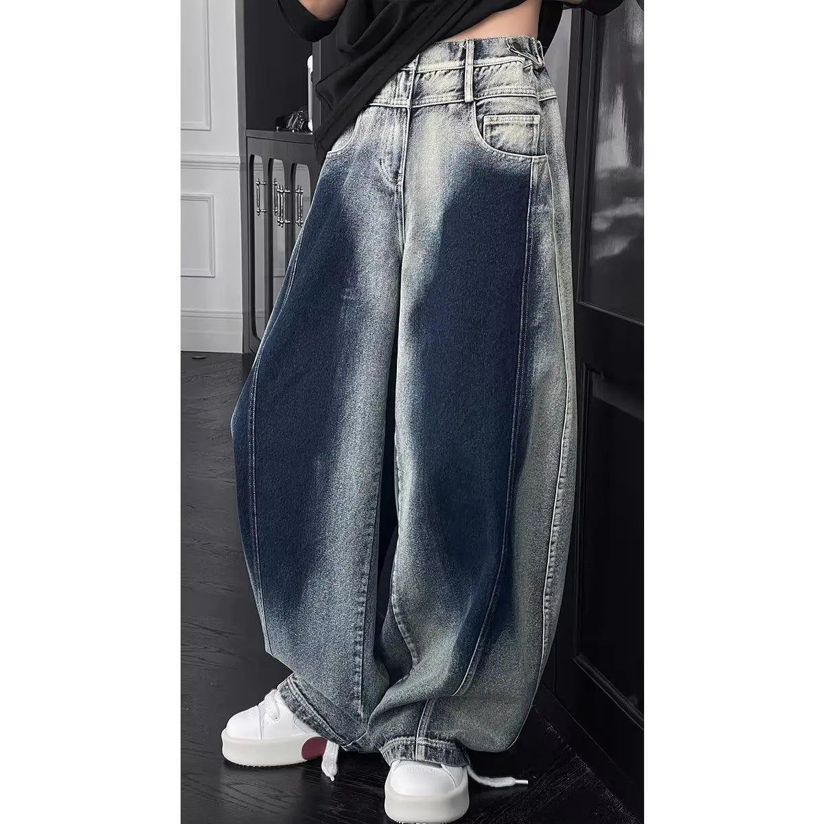 Men’s Retro Loose Denim Jeans
