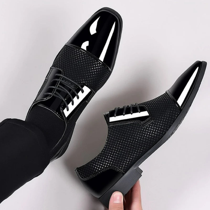 Royal Black Oxford Shoes