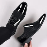 Royal Black Oxford Shoes