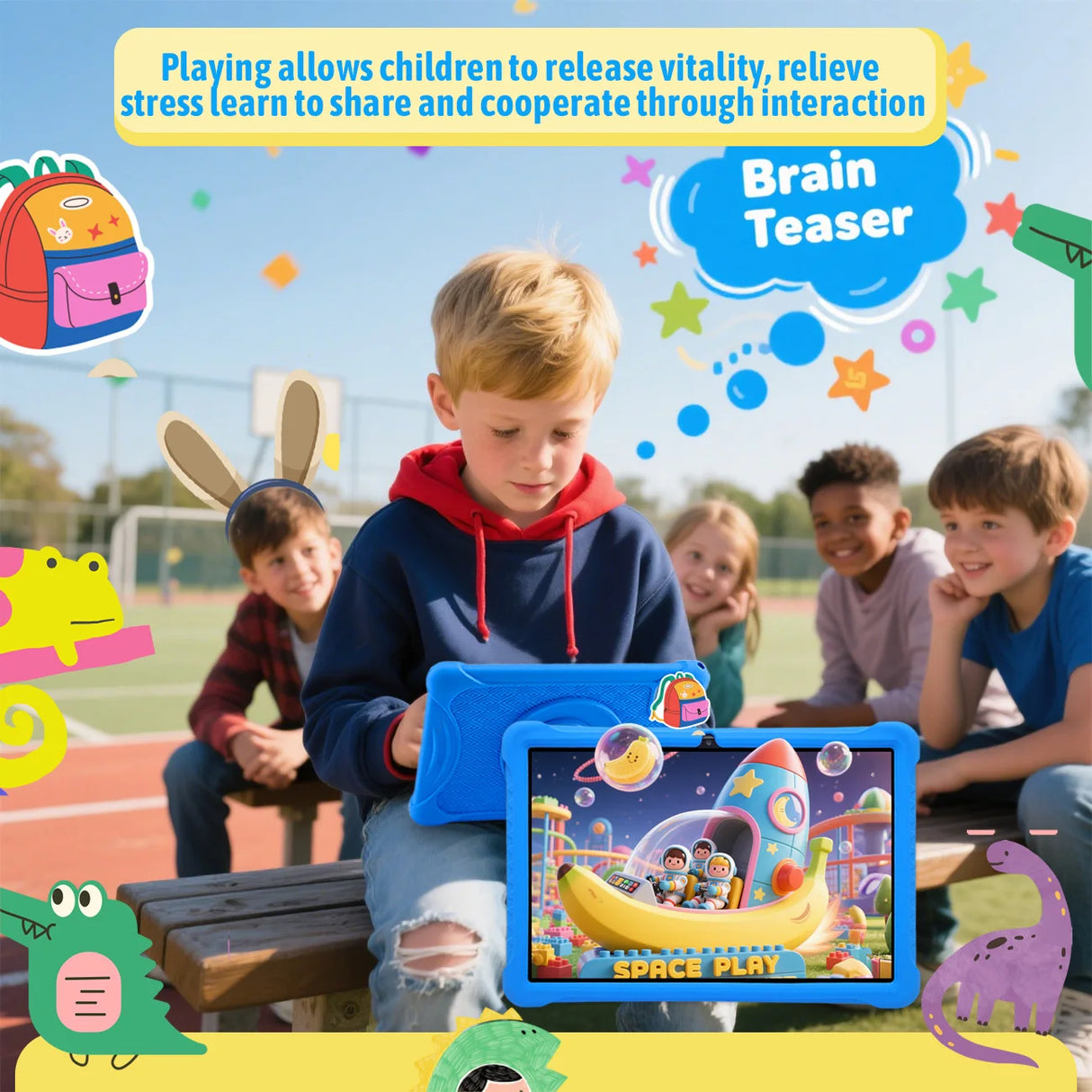 Kids 10.1-Inch Android Learning Tablet