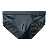 Men's Ice Silk Triangle Briefs – Mesh Square Shorts