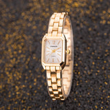 Luxury Square Gold Quartz Couple Watches