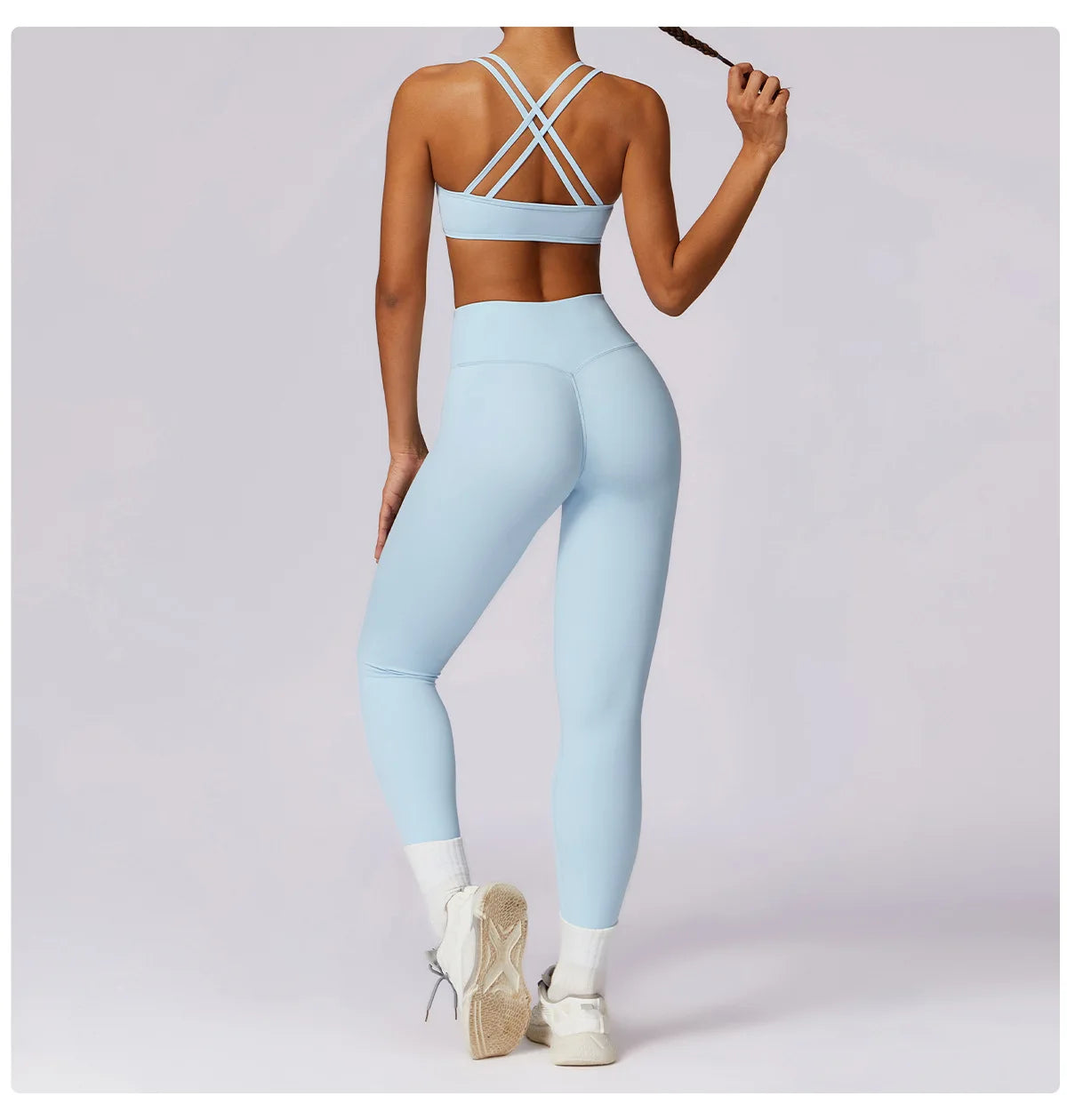 Summer Breathable Women's Yoga Leggings – High Waist Gym Workout Pants