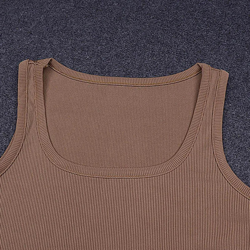Sleeveless Knit Women's Bodysuit – Off Shoulder Casual Summer Bodycon Top