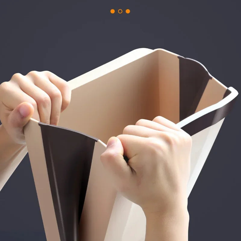 Folding Kitchen Trash Can