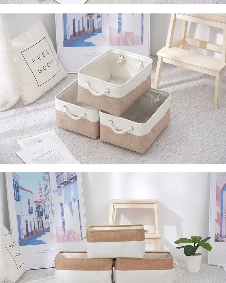 Foldable Linen Storage Basket