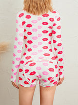 SleepFlick™ – Butt Flap V-Neck Pajama Romper (Playful, Cozy & Lounge-Friendly)