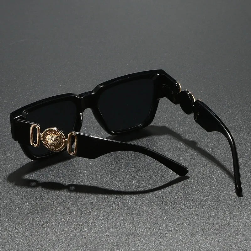 Signature Leopard Square Sunglasses