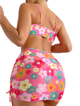 3PCS Push-Up Bikini Set