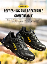 Men Air Cushion Safety Sneakers