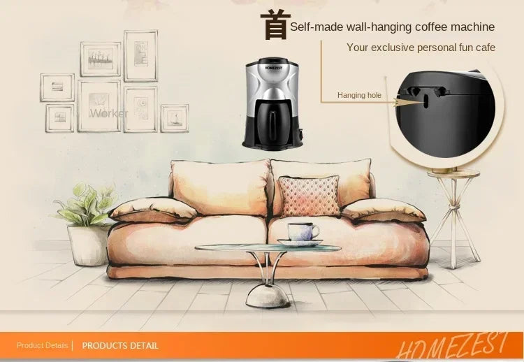 Mini Automatic Drip Coffee Maker