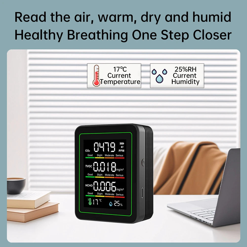 5-in-1 Air Quality Detector