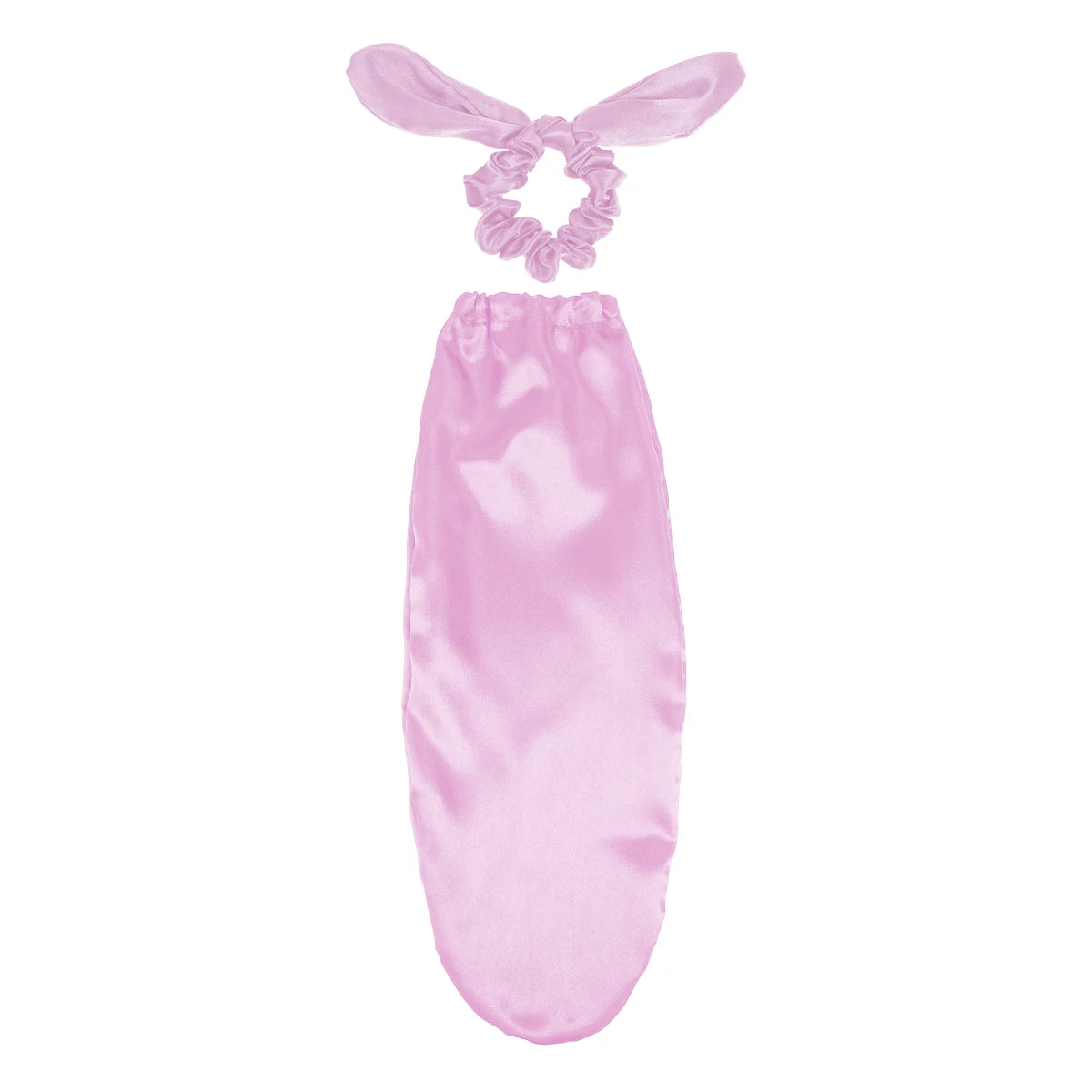Satin Sleep Cap with Bow