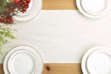 Cotton Sage Green Table Runner