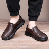 Men’s Light Leather Casual Loafers