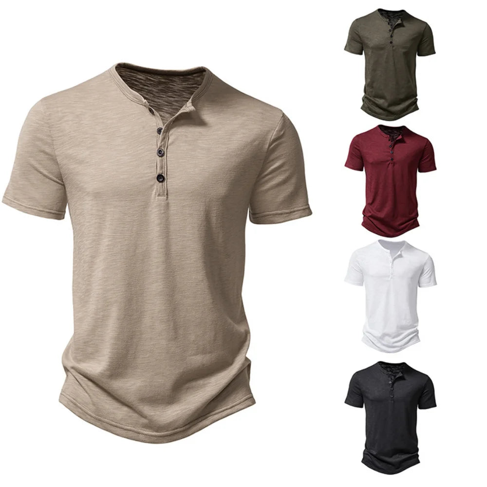Apex Henley Performance Tee