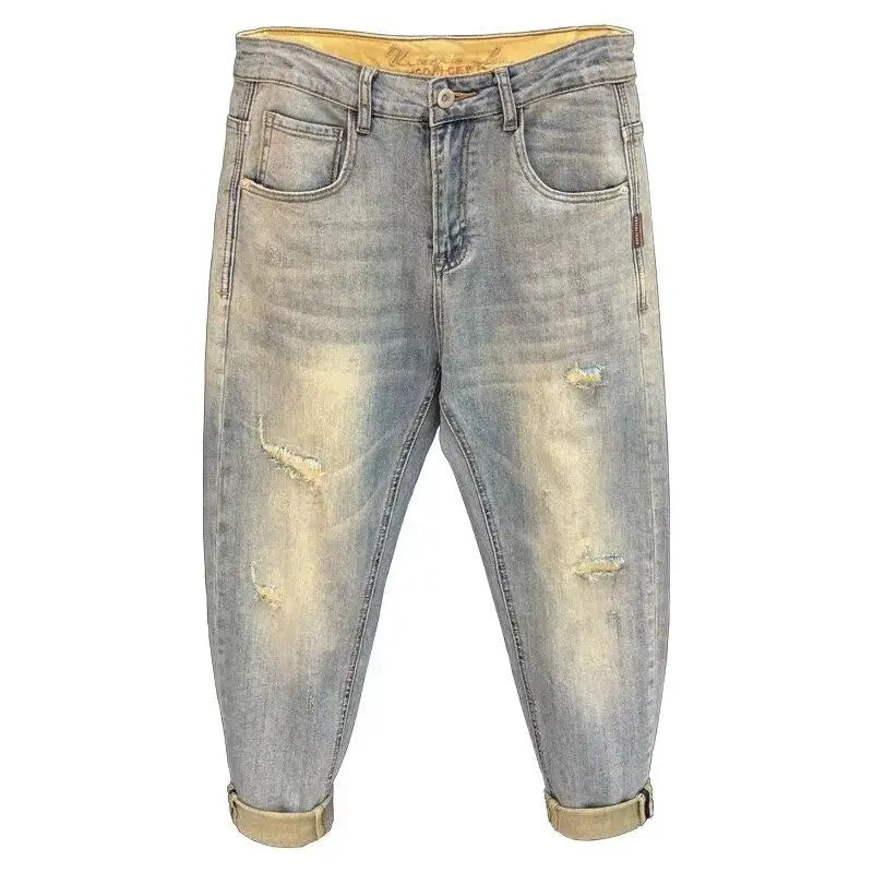 Men’s 2025 Ripped Vintage Jeans