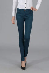 Women White Office Pants
