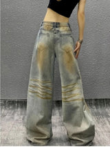 Ripped Retro Y2K High Waist Jeans